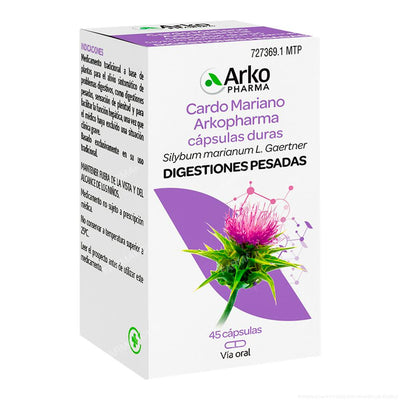 Arkocápsulas cardo mariano 300 mg