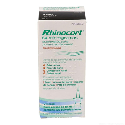Rhinocort 64mcg pulverizador
