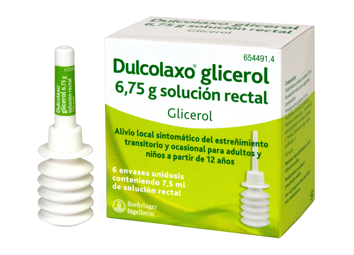 Dulcolaxo glicerol 6.75 g