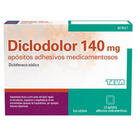 Diclodolor 140mg apósitos