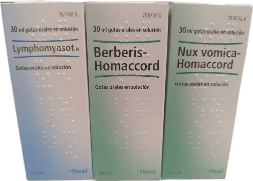 Kit Detox (Berberis, Nux vomica y Lymphomyosot)