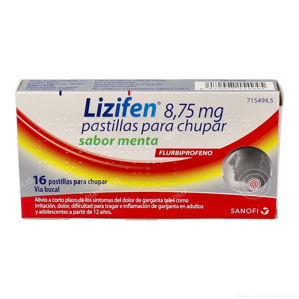 Lizifen menta 8,75 mg