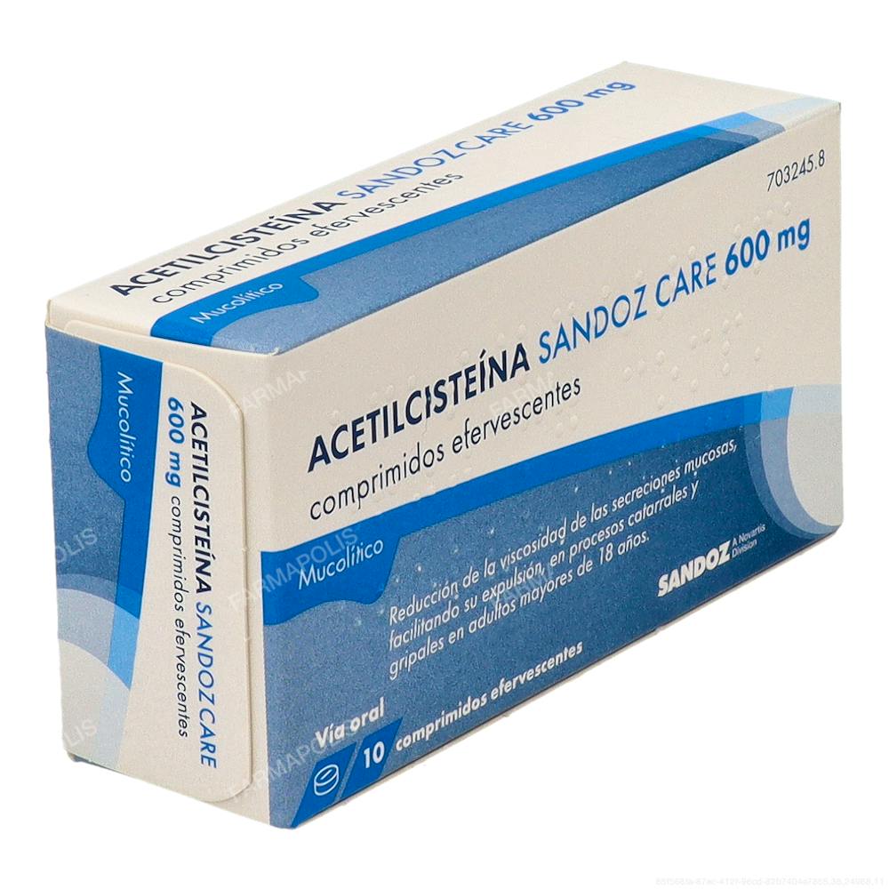 Acetilcisteína Sandoz Care 600 mg