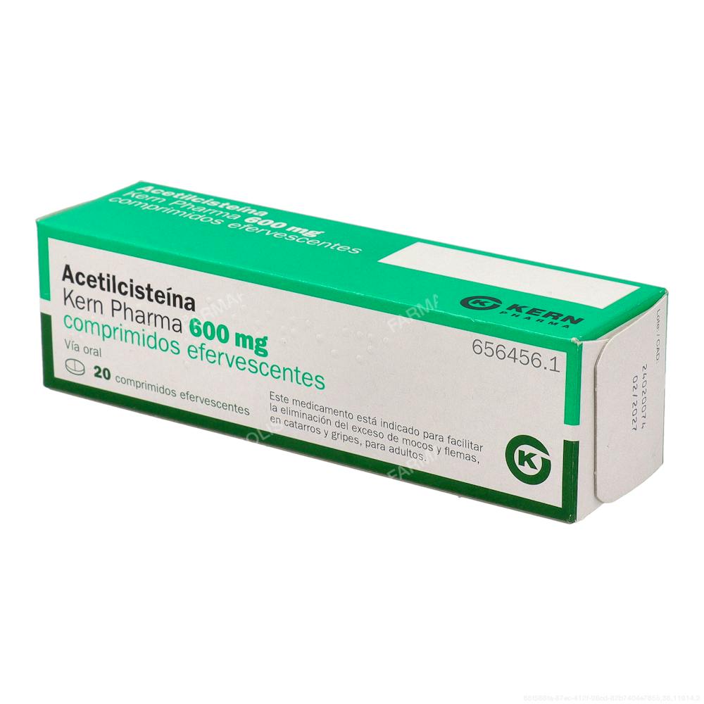 Acetilcisteína Kern Pharma 600 mg