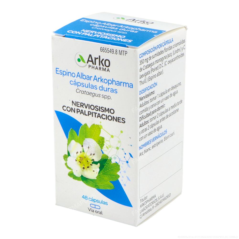 Arkocápsulas espino albar 350mg
