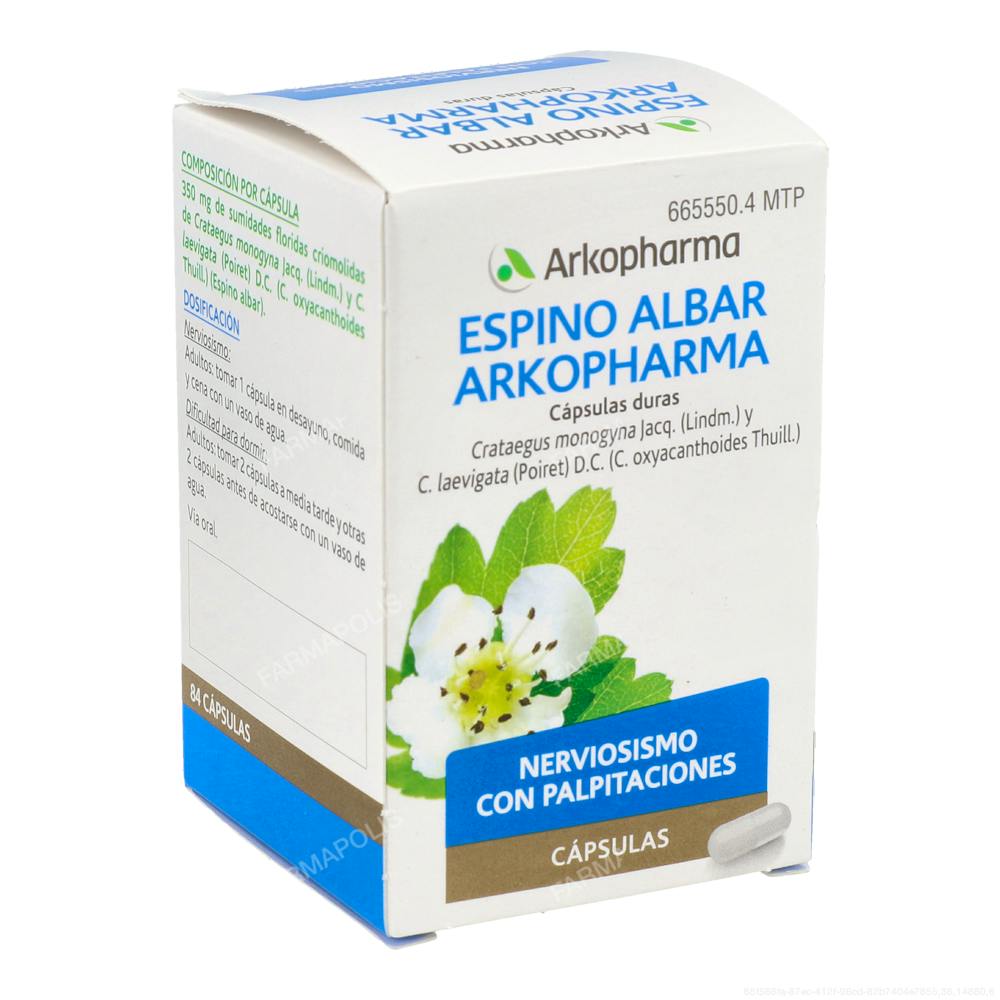 Arkocápsulas espino albar 350mg