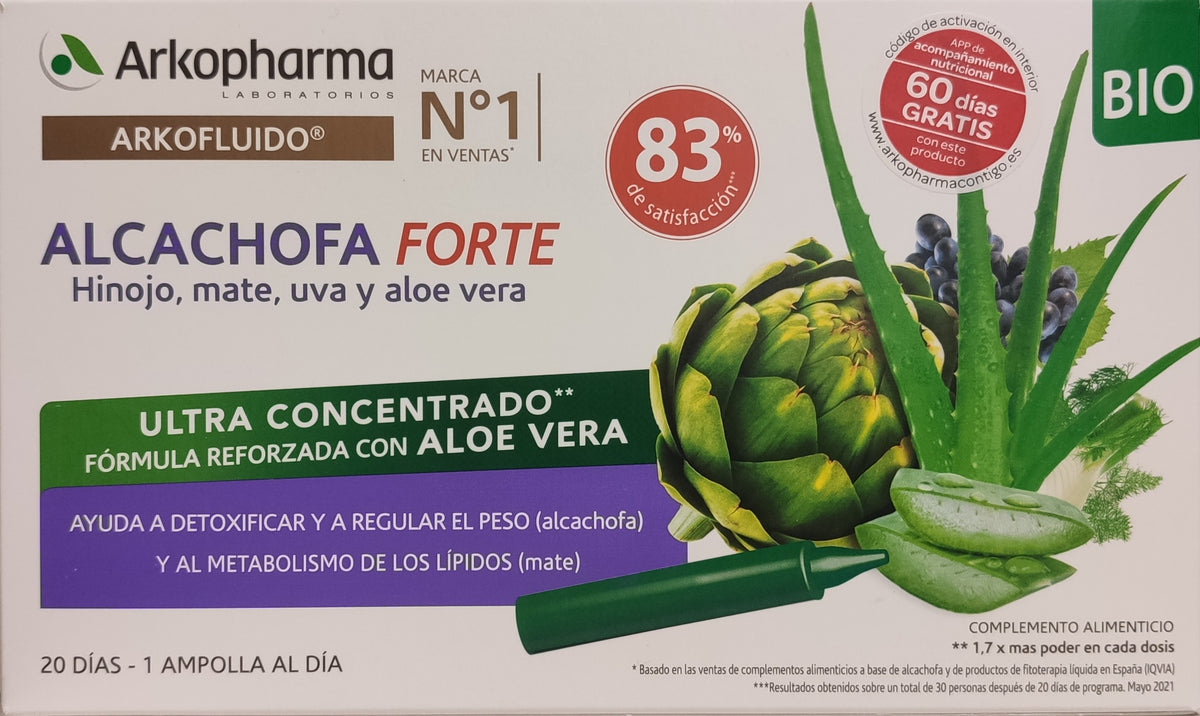 Arkofluido Alcachofa forte + Aloe vera