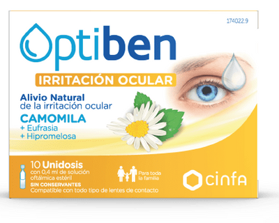 Optibén Irritación Ocular Camomila