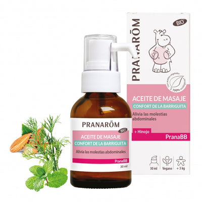 PranaBB Aceite de Masaje confort de la barriguita BIO