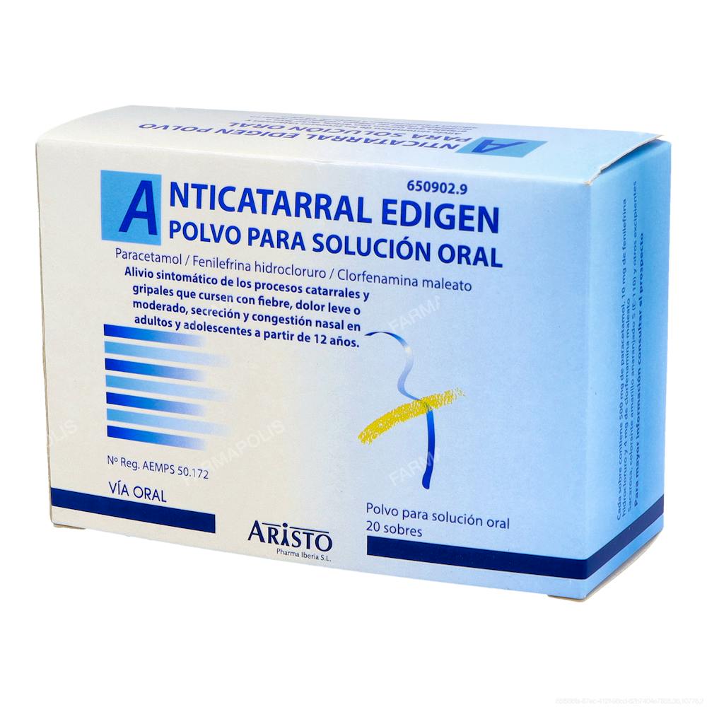 Anticatarral edigen