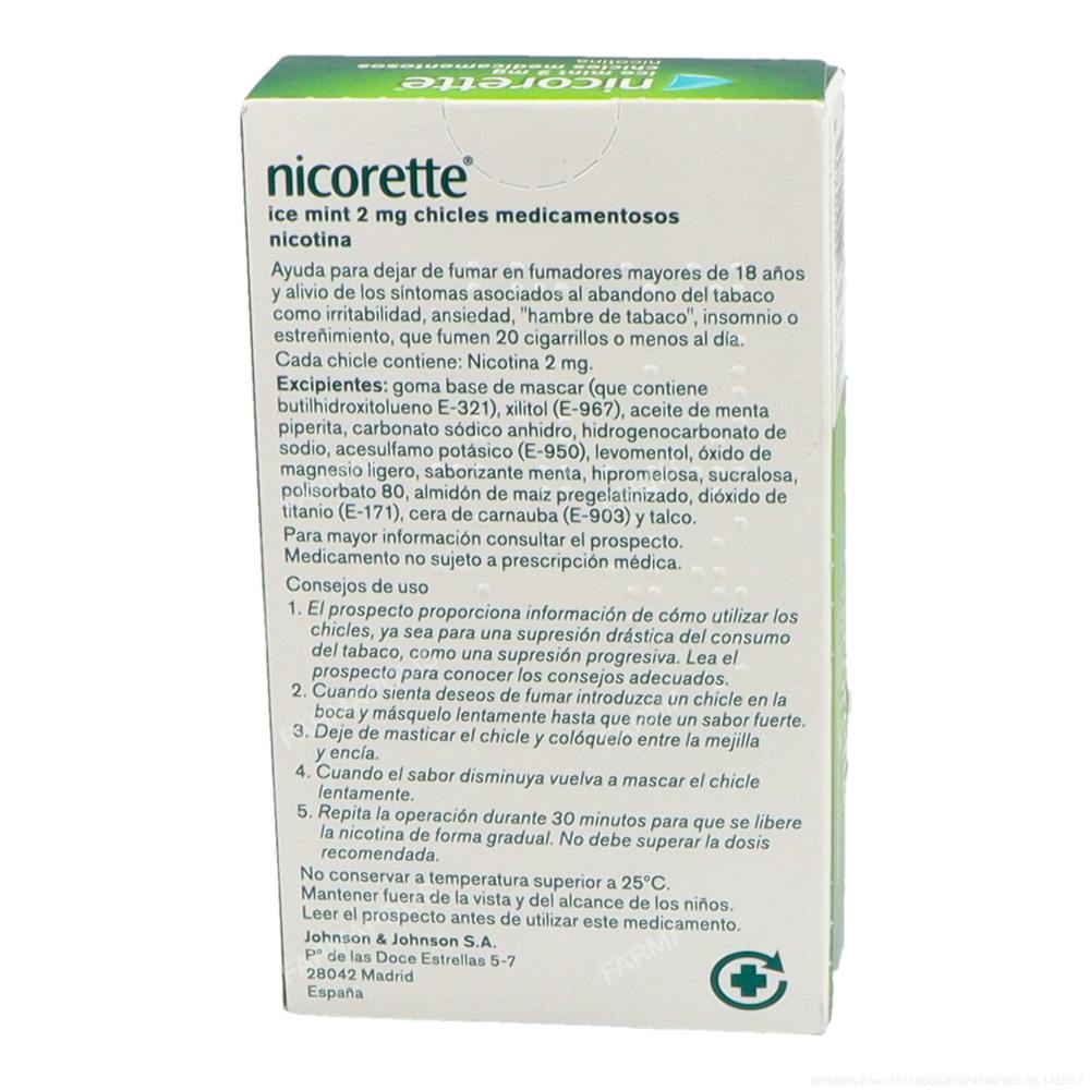Nicorette (2 mg) ice mint