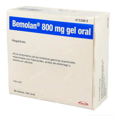 Bemolan 800 mg en gel