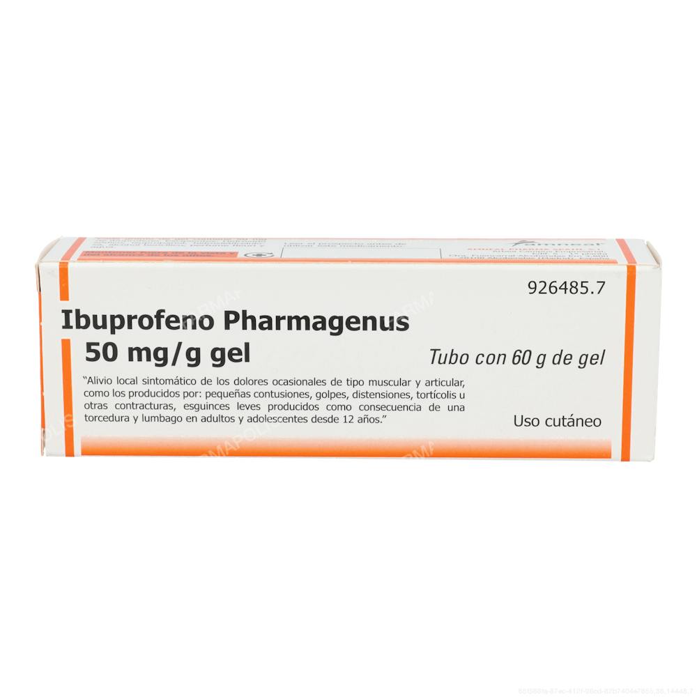 Ibuprofeno pharmagenus 50mg/g