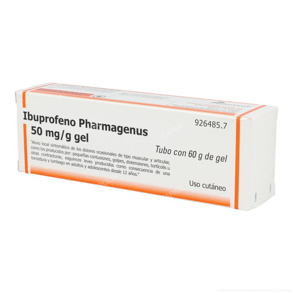 Ibuprofeno pharmagenus 50mg/g
