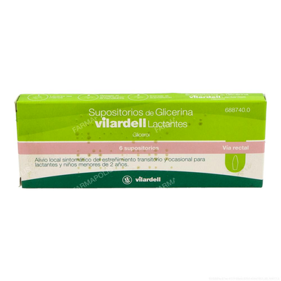 Supositorios glicerina vilardell lactantes