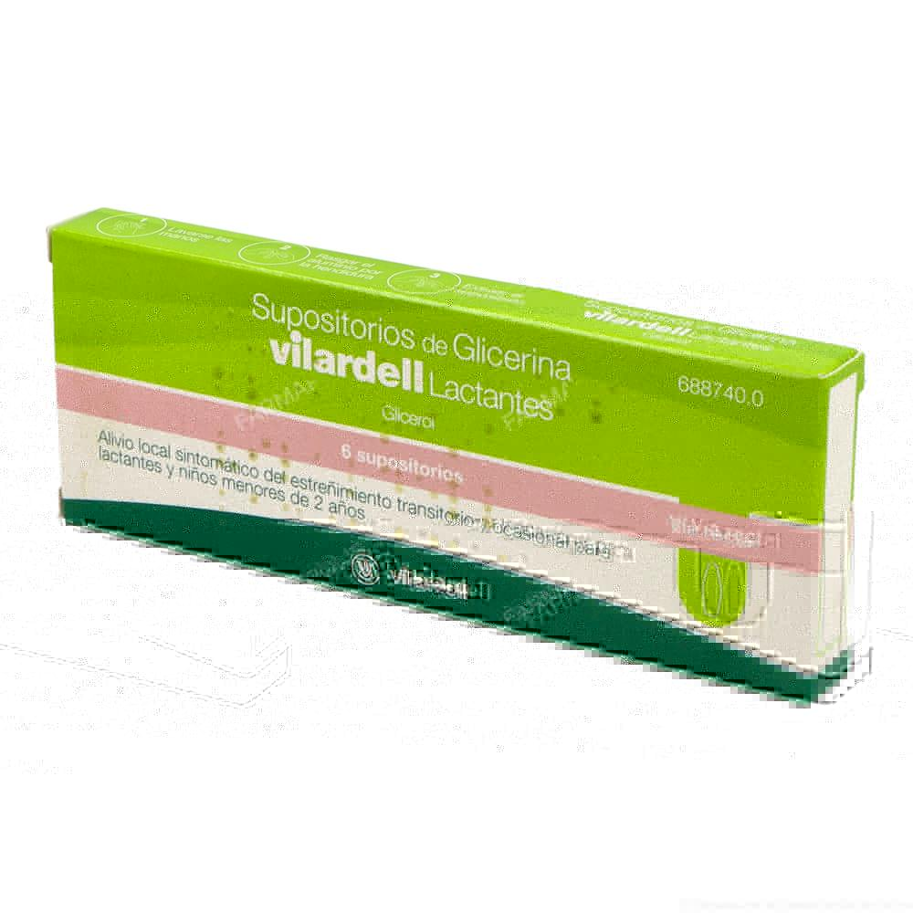 Supositorios glicerina vilardell lactantes