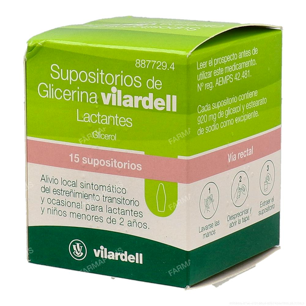 Supositorios glicerina vilardell lactantes (0.92 g)