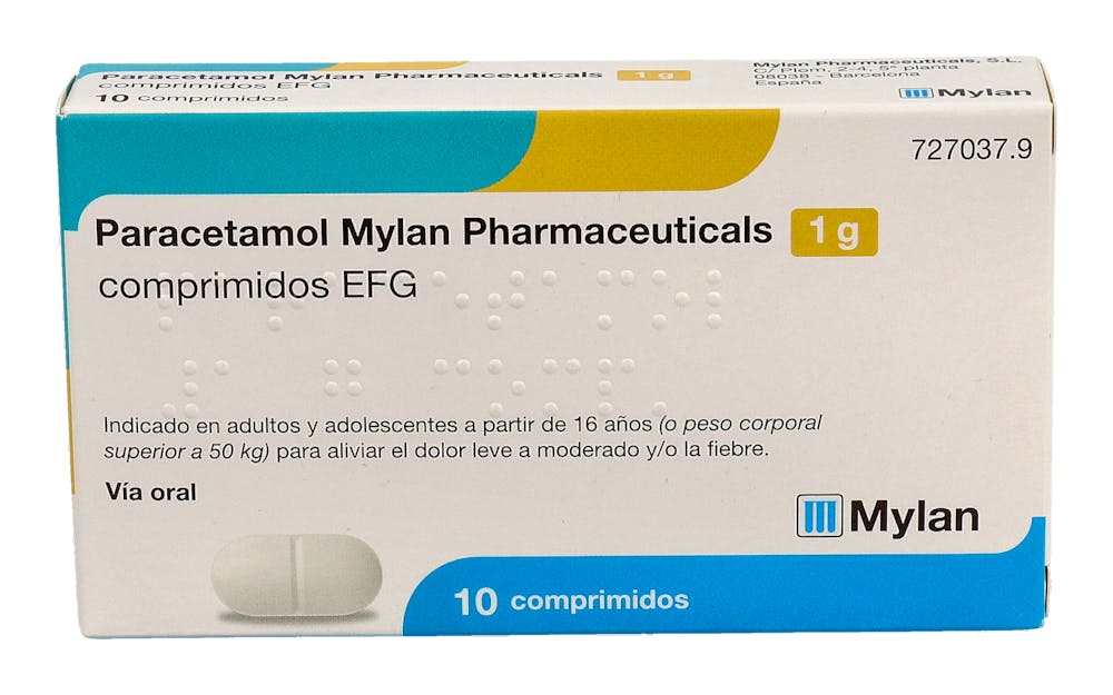 Paracetamol mylan 1g