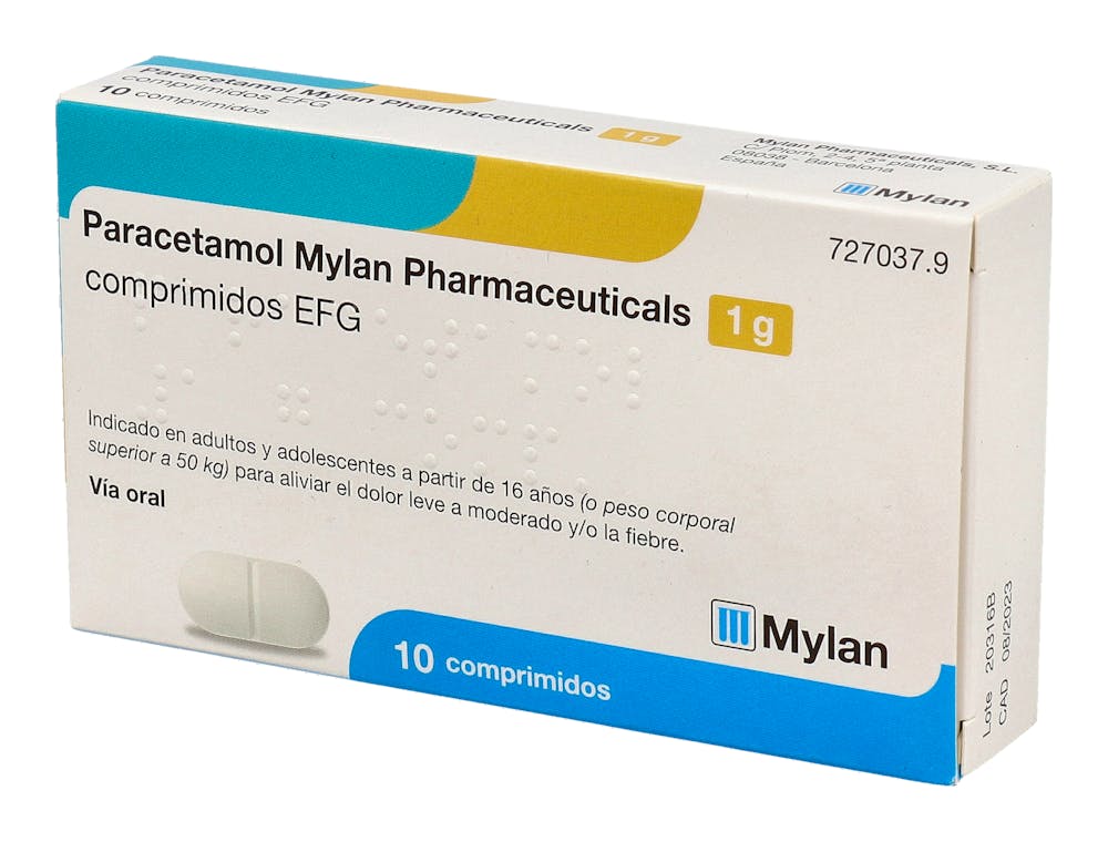 Paracetamol mylan 1g