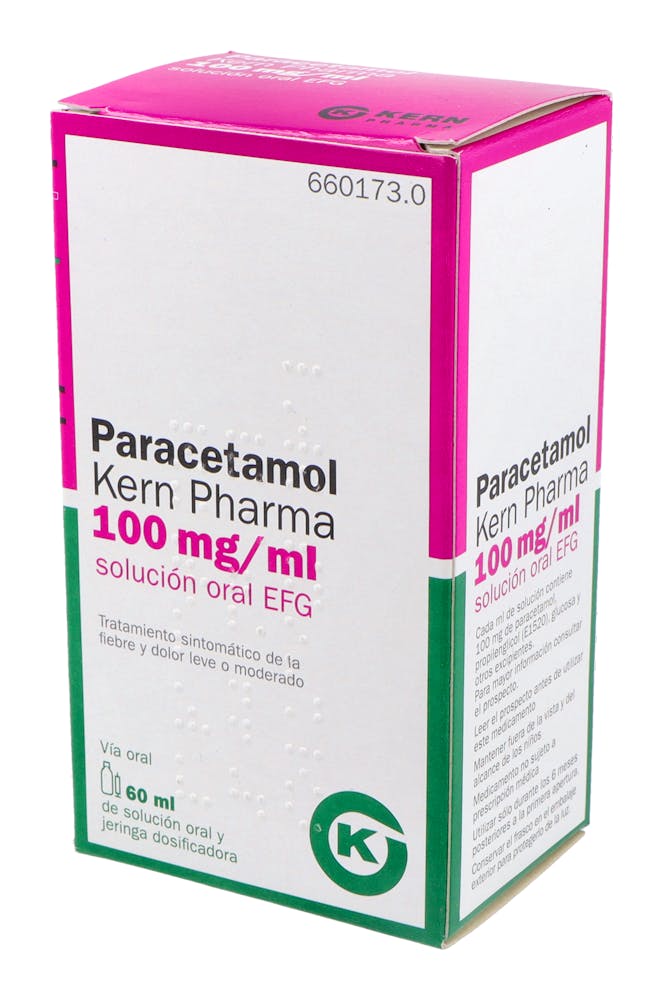 Paracetamol kern 100mg/ml 60ml