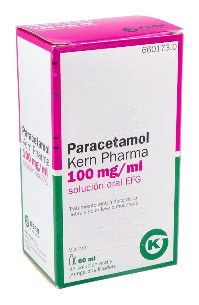 Paracetamol kern 100mg/ml 60ml