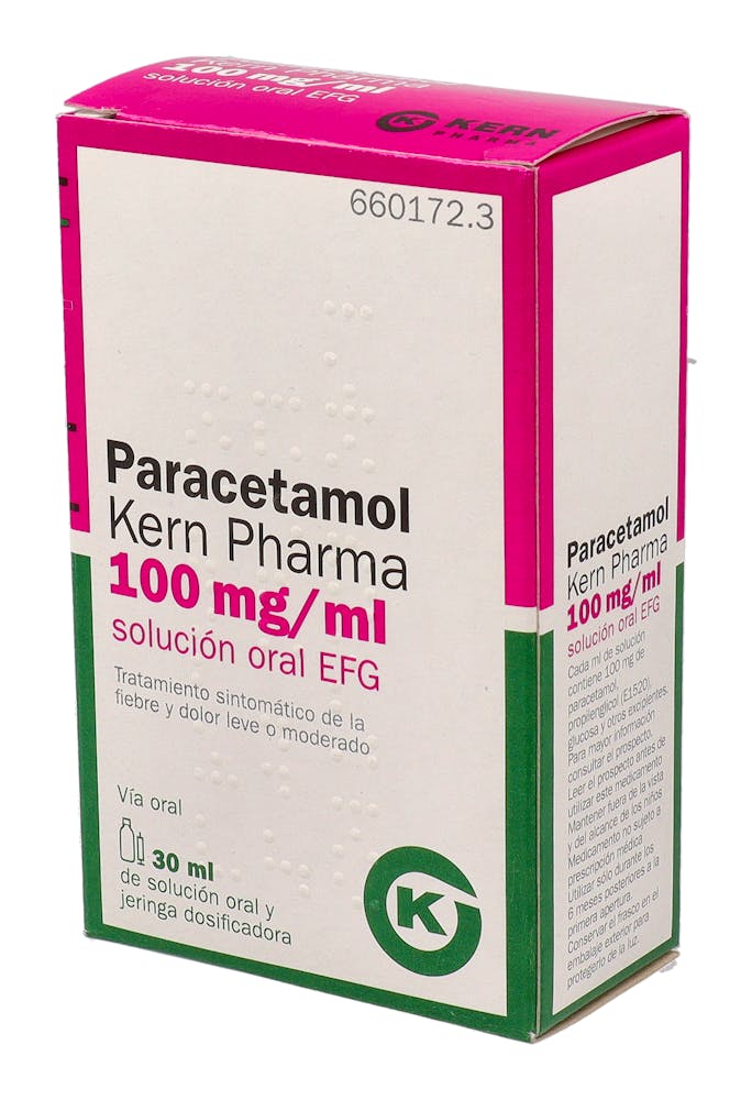 Paracetamol kern 100mg/ml 30ml