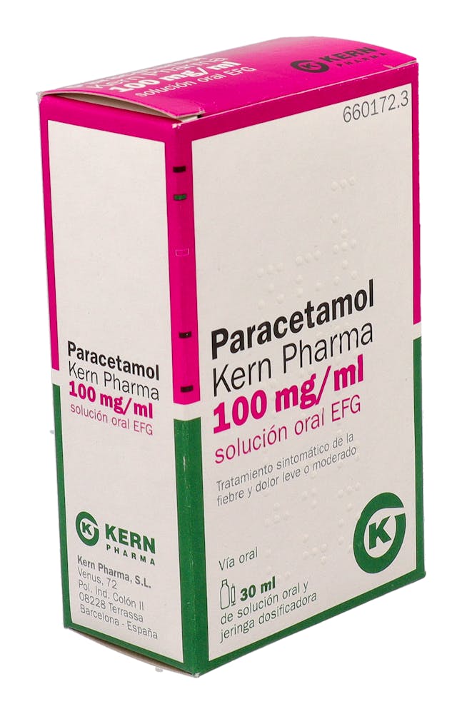 Paracetamol kern 100mg/ml 30ml