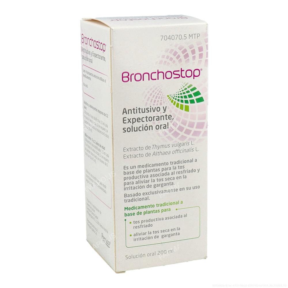 Bronchostop antitusivo y expectorante