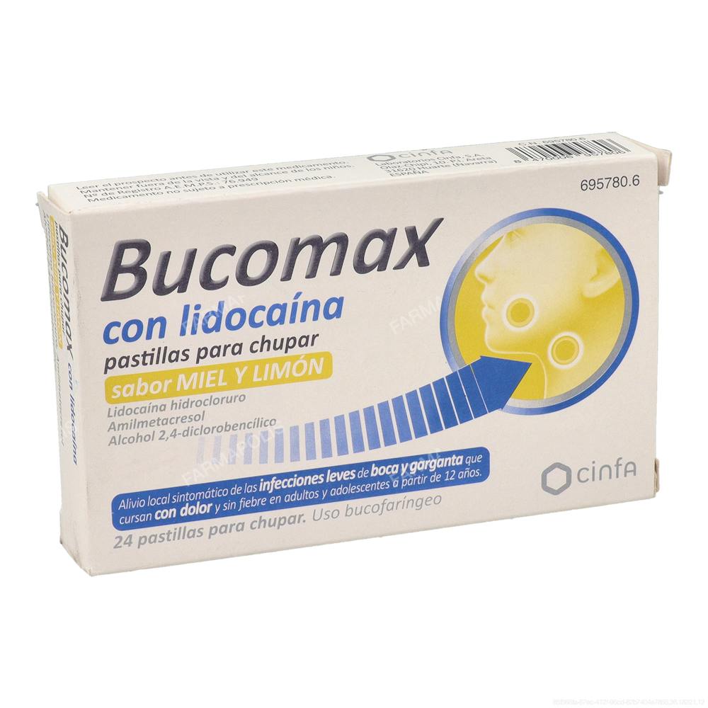 Bucomax lidocaina Miel Limón