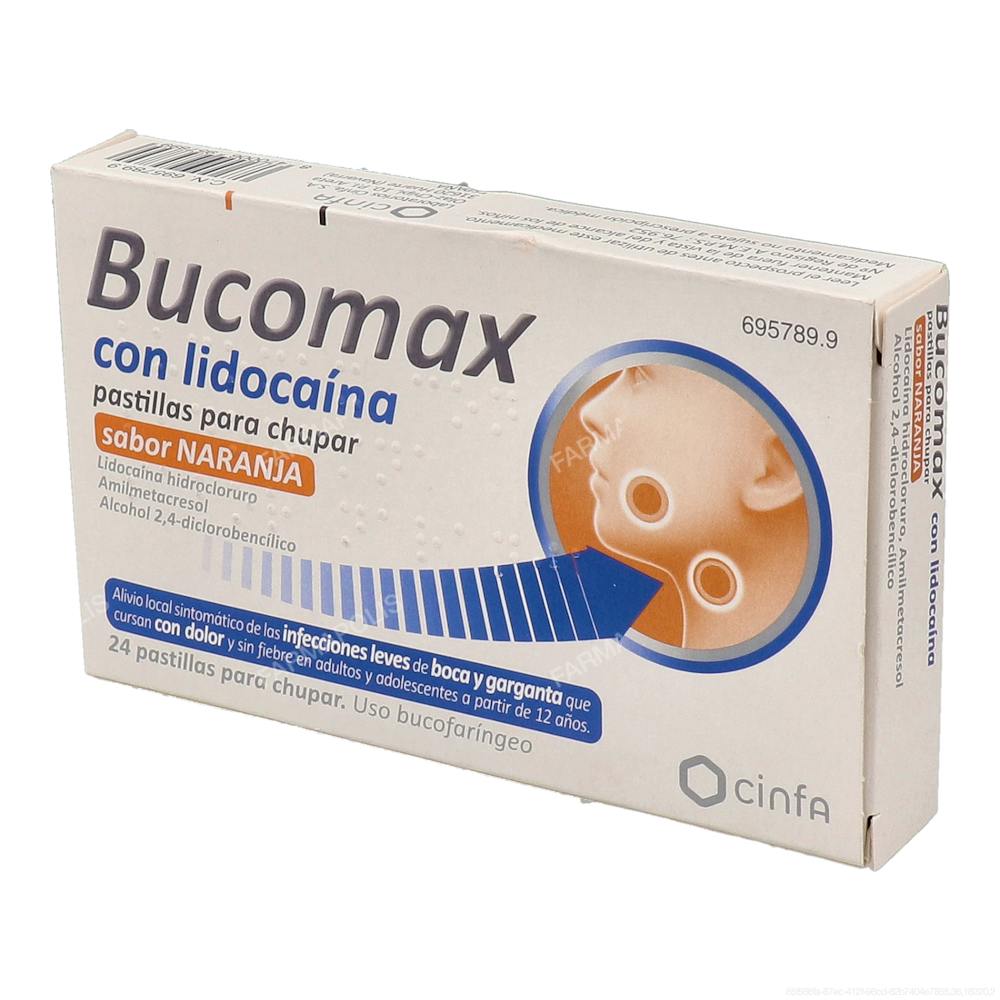 Bucomax lidocaina naranja