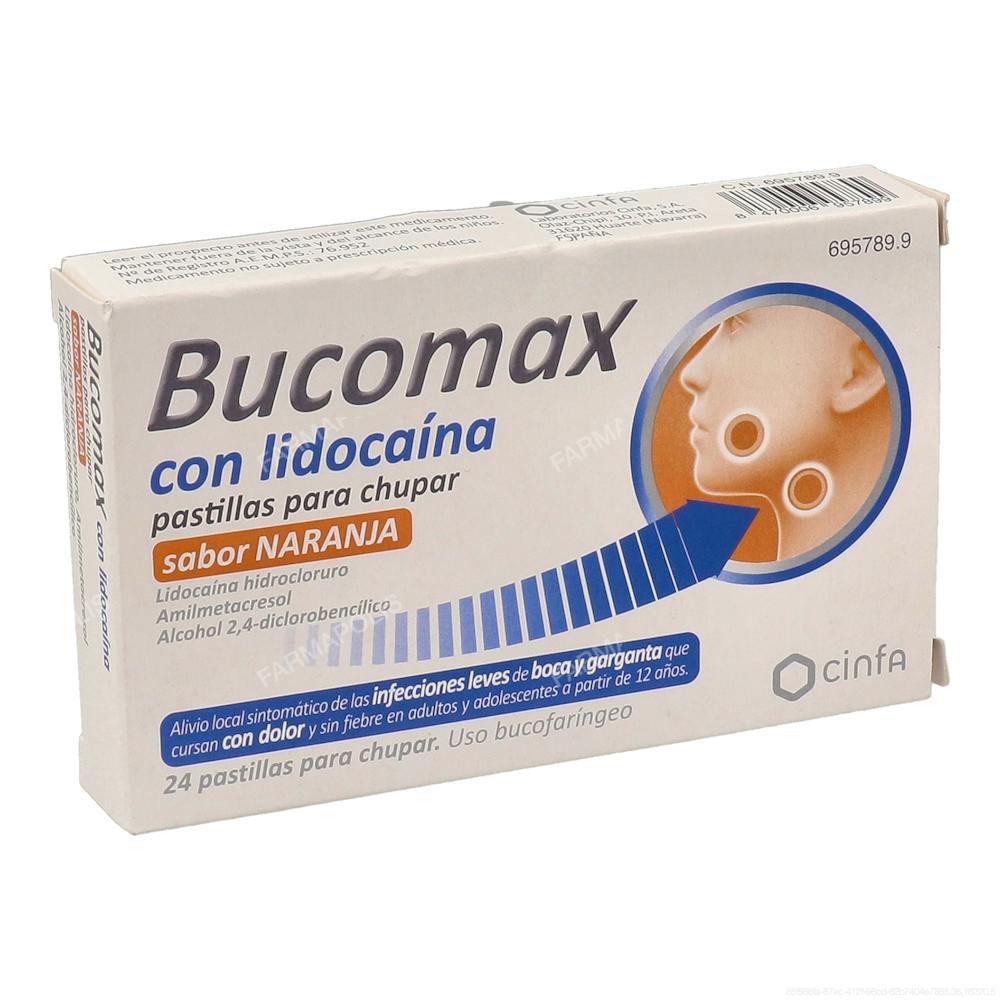 Bucomax lidocaina naranja