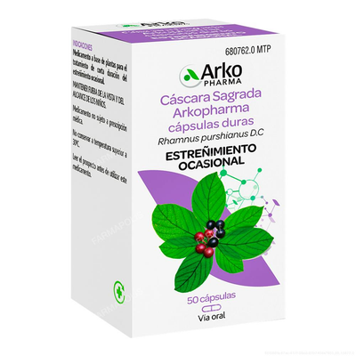 Arkocápsulas cascara sagrada