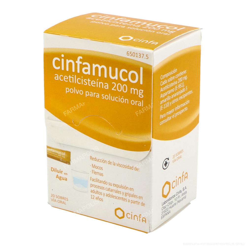 Cinfamucol 200 mg