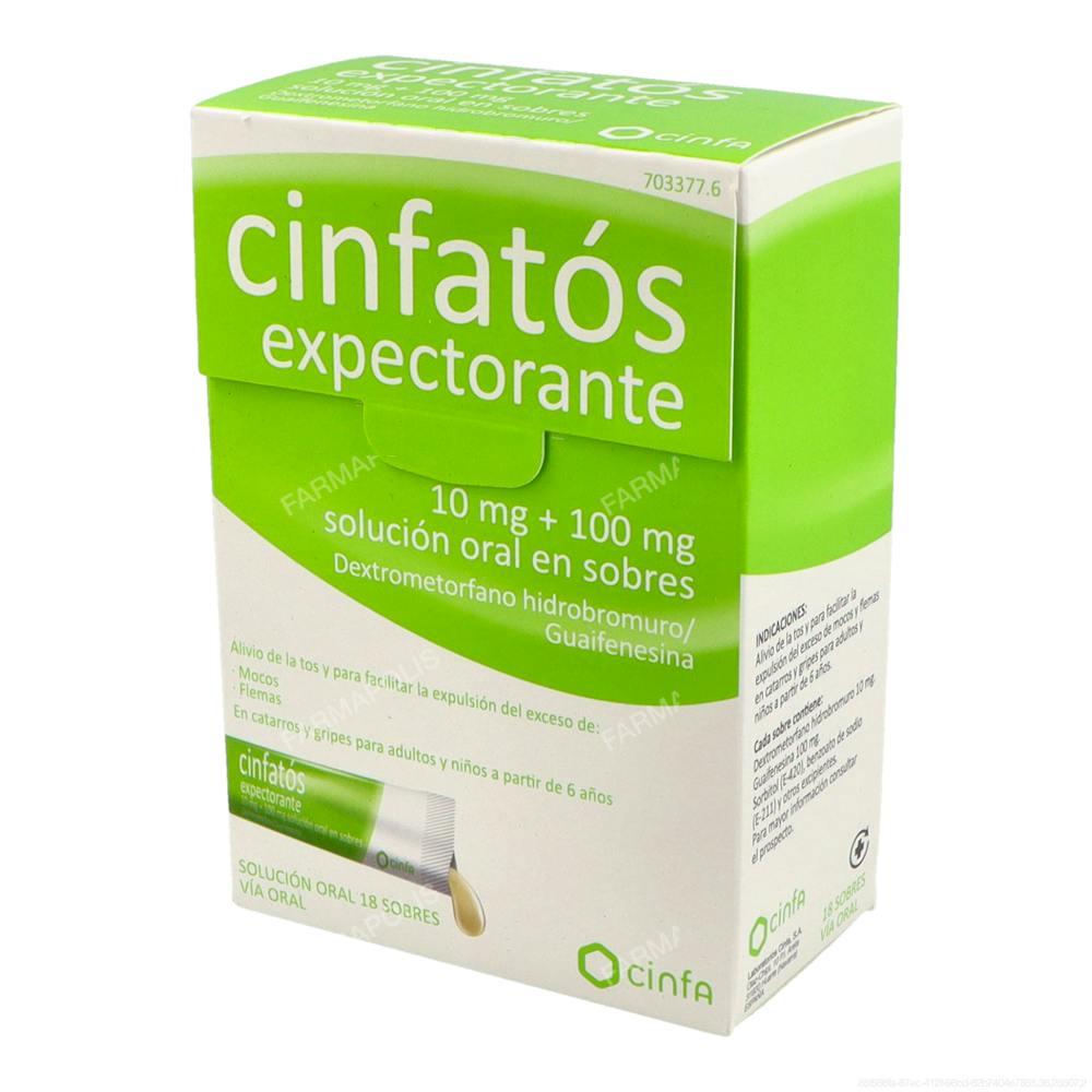 Cinfatos expectorante 10/100mg