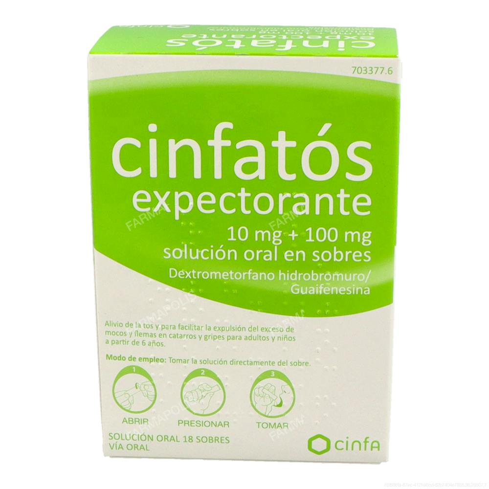 Cinfatos expectorante 10/100mg