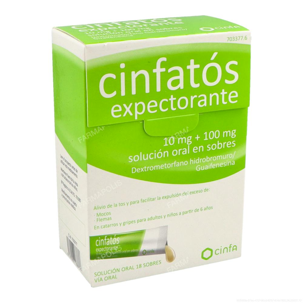 Cinfatos expectorante 10/100mg