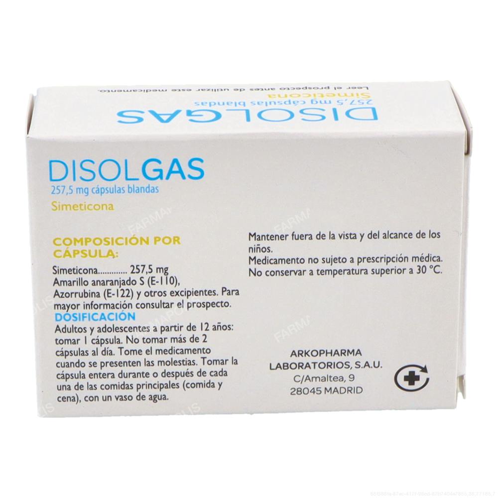 Disolgas (257.5 mg)