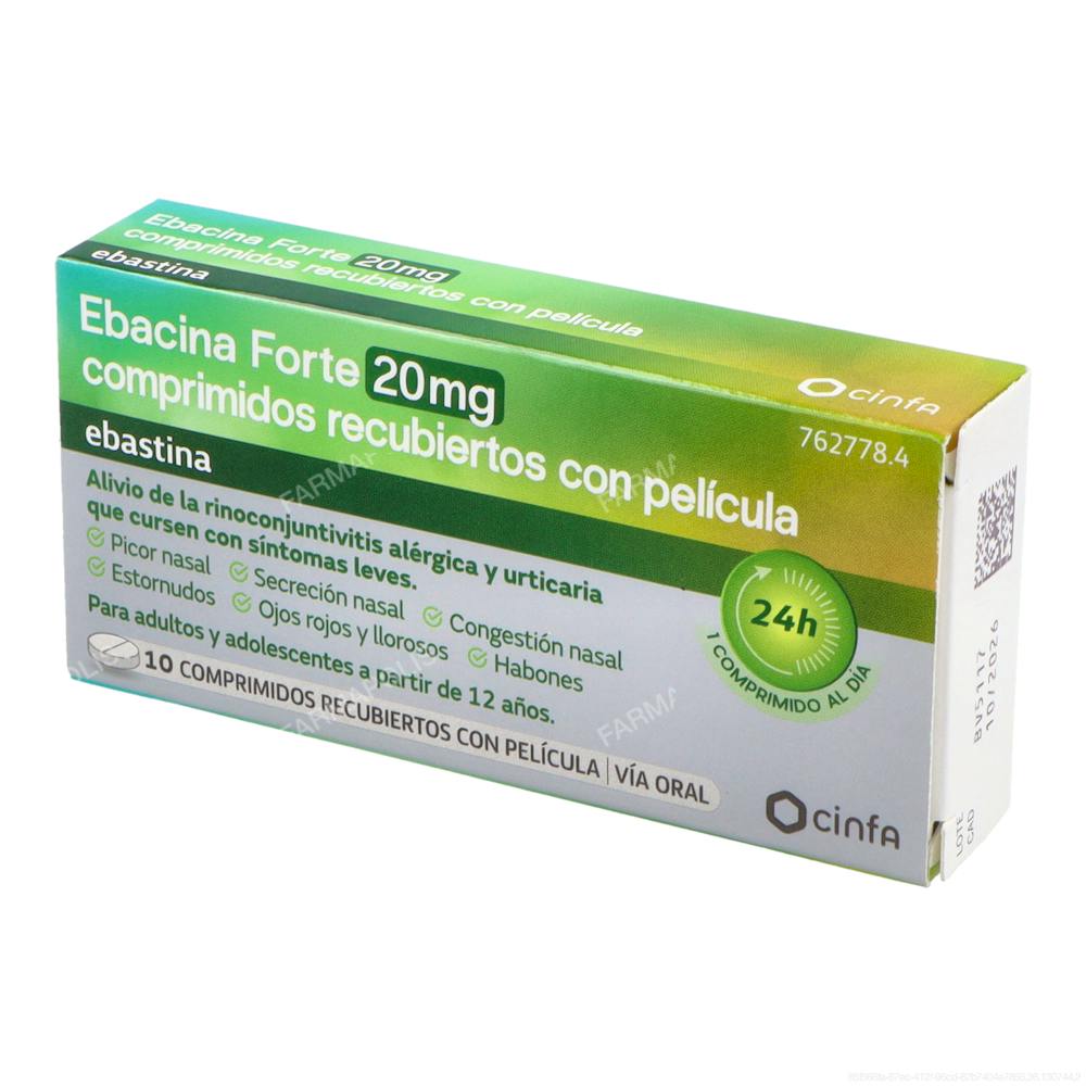 Ebacina forte 20 mg