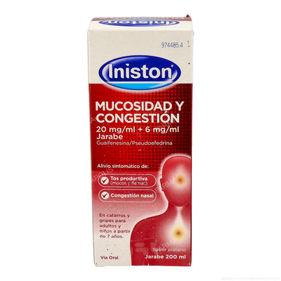 Iniston mucosidad y congestión
