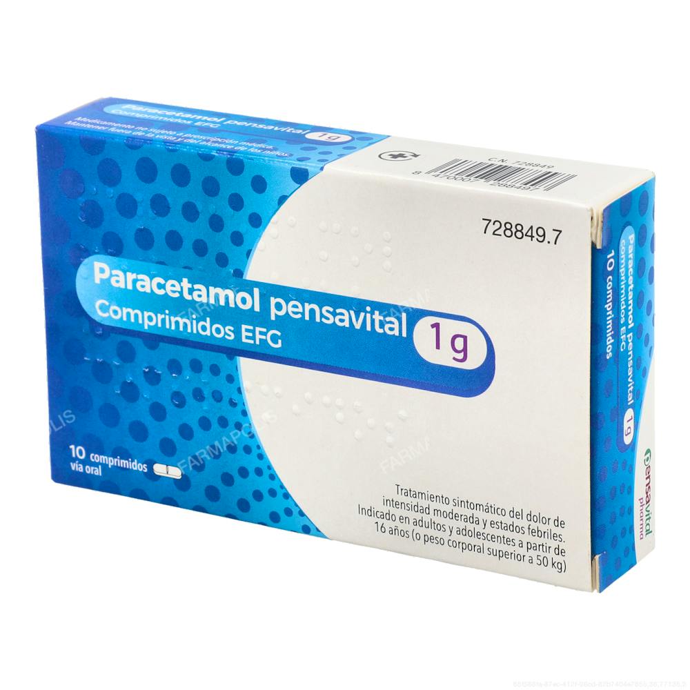 Paracetamol pensavital 1g