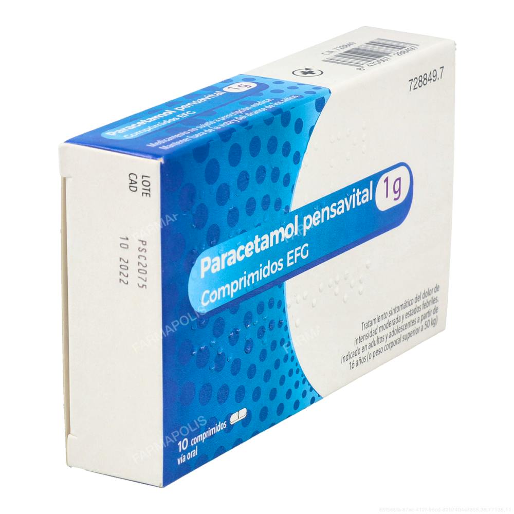 Paracetamol pensavital 1g