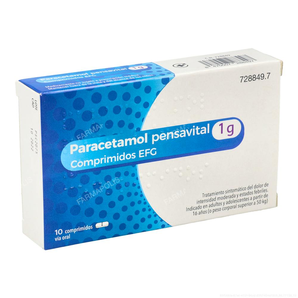 Paracetamol pensavital 1g