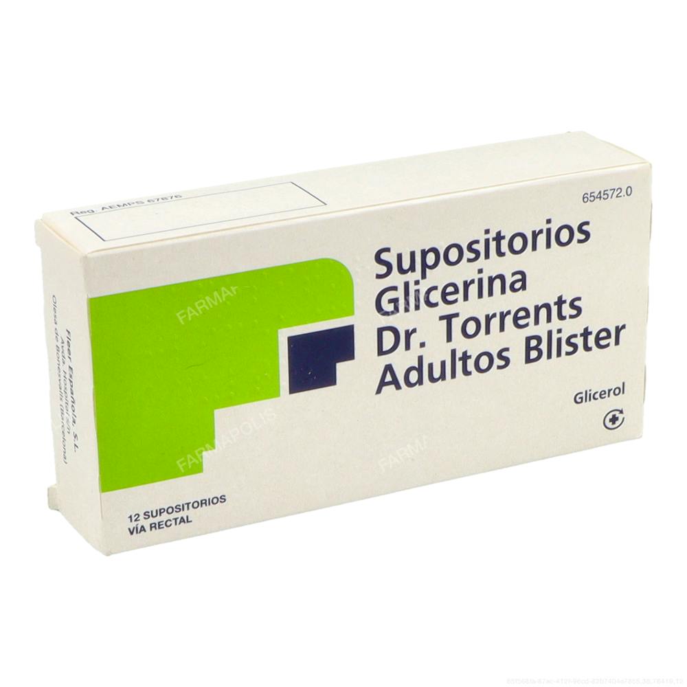 Supositorios glicerina dr torrents adultos 3.27 g