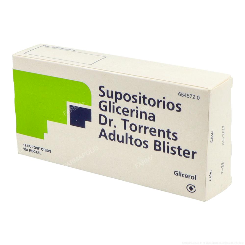 Supositorios glicerina dr torrents adultos 3.27 g