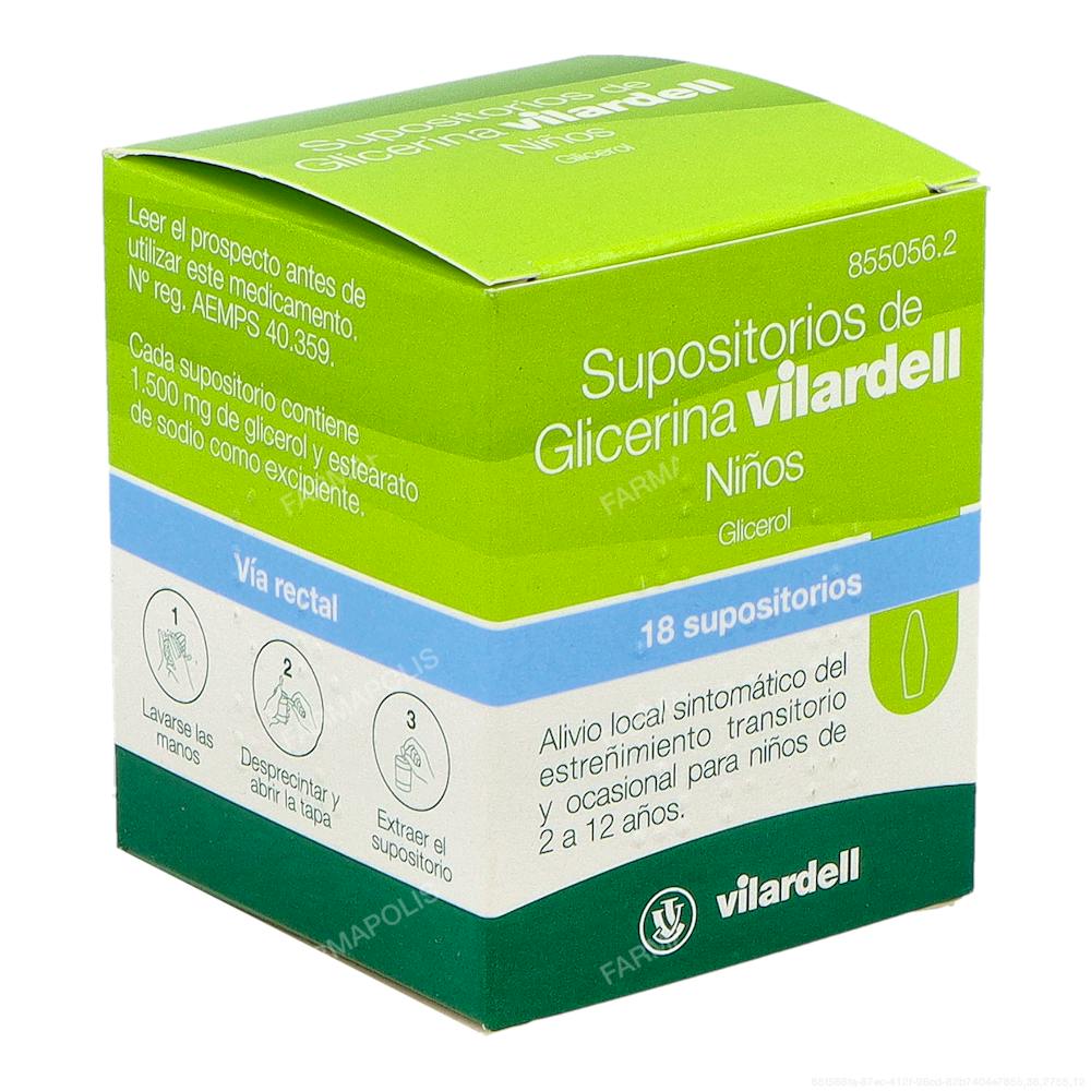 Supositorios glicerina vilardell niños tarro