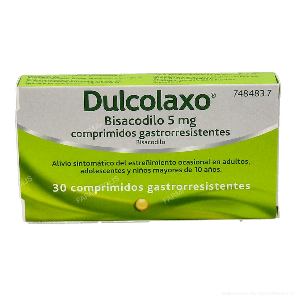 Dulcolaxo bisacodilo (5 mg)