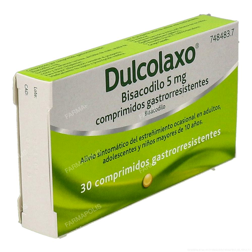 Dulcolaxo bisacodilo (5 mg)
