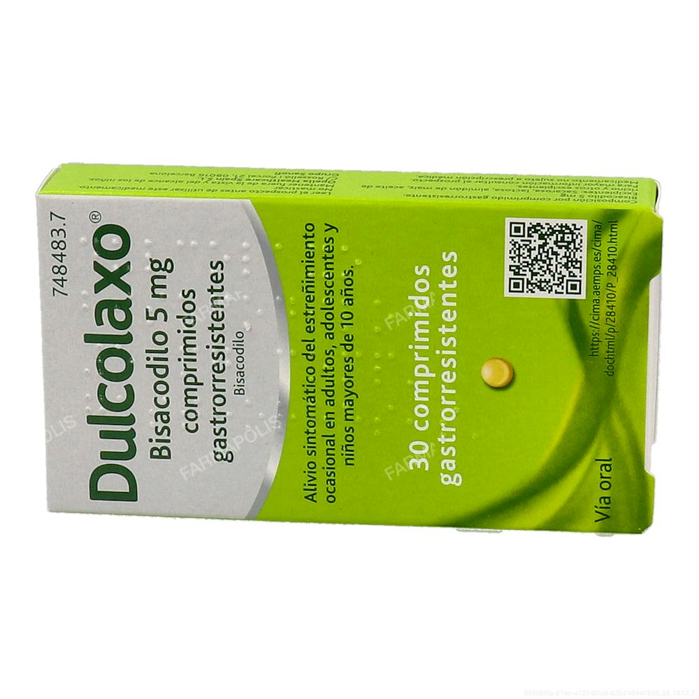 Dulcolaxo bisacodilo (5 mg)