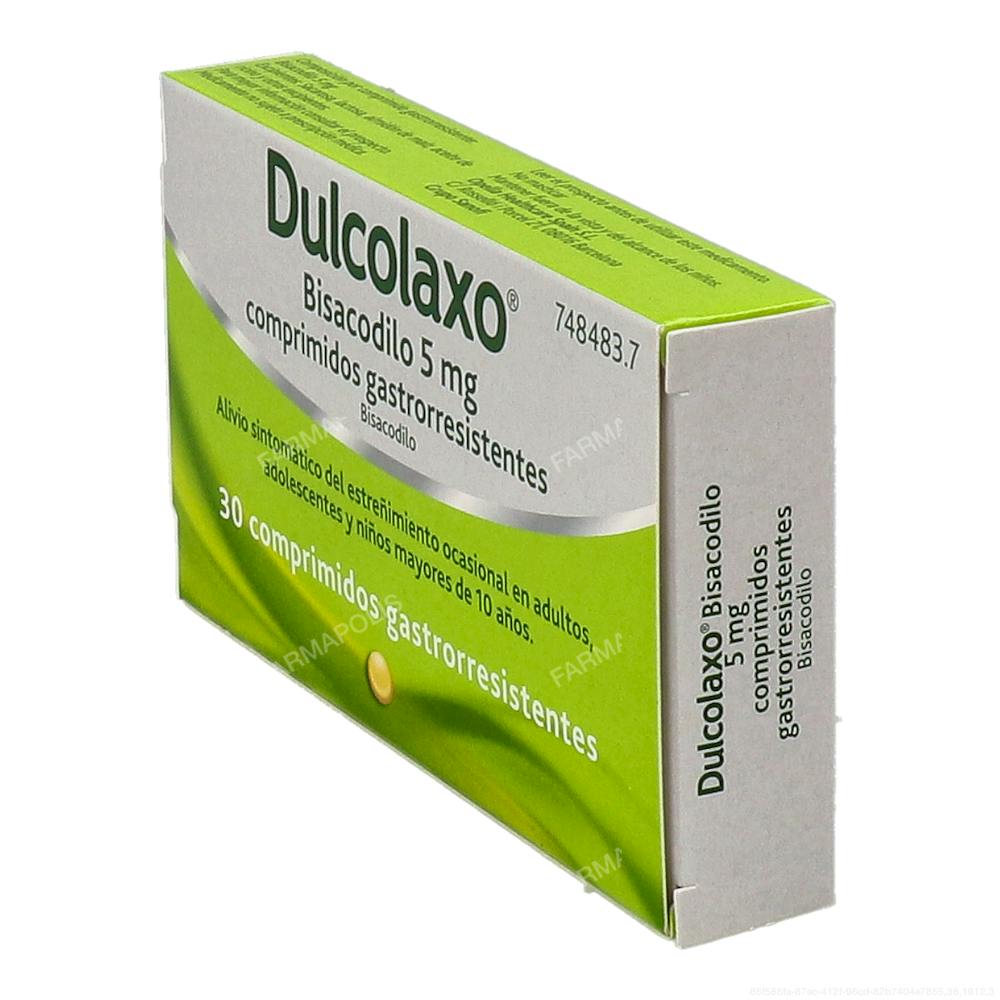 Dulcolaxo bisacodilo (5 mg)