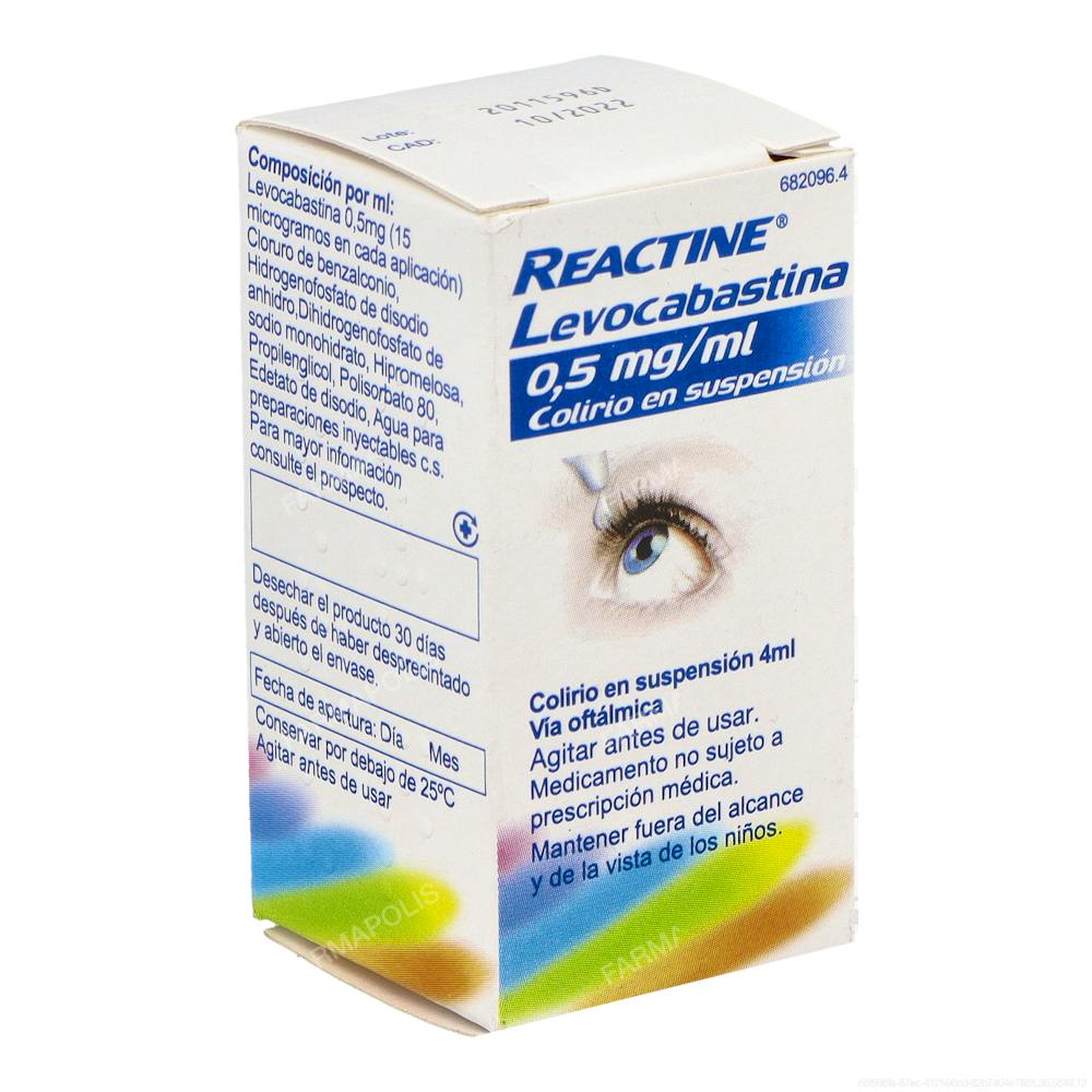 Reactine levocabastina 0.05%